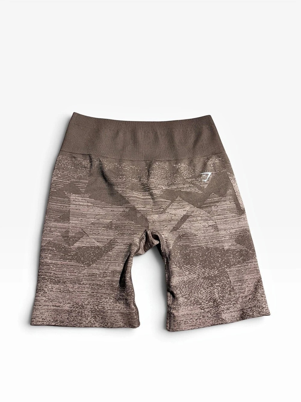 GYMSHARK Adapt Ombre Seamless Shorts Brown Medium